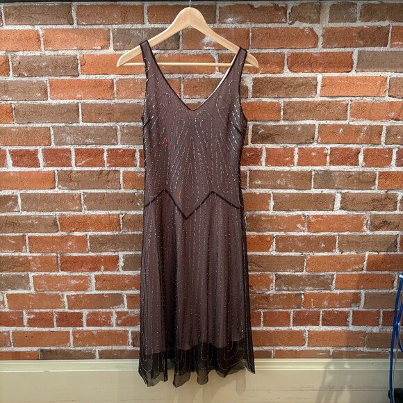 BCBGMaxAzria New Year's Eve Cocktail Dress Art Deco Vibes XS - Picture 1 of 11